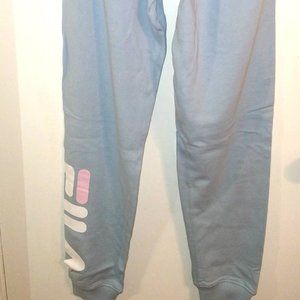 XL Light Blue Fila SweatPants
